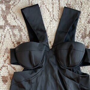 Sexy Cut Out Black Dress